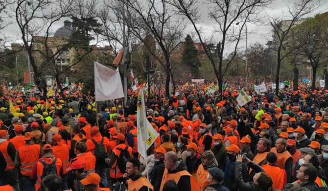 «Juntos por el campo» consigue un hito de participación en la manifestación del 20M